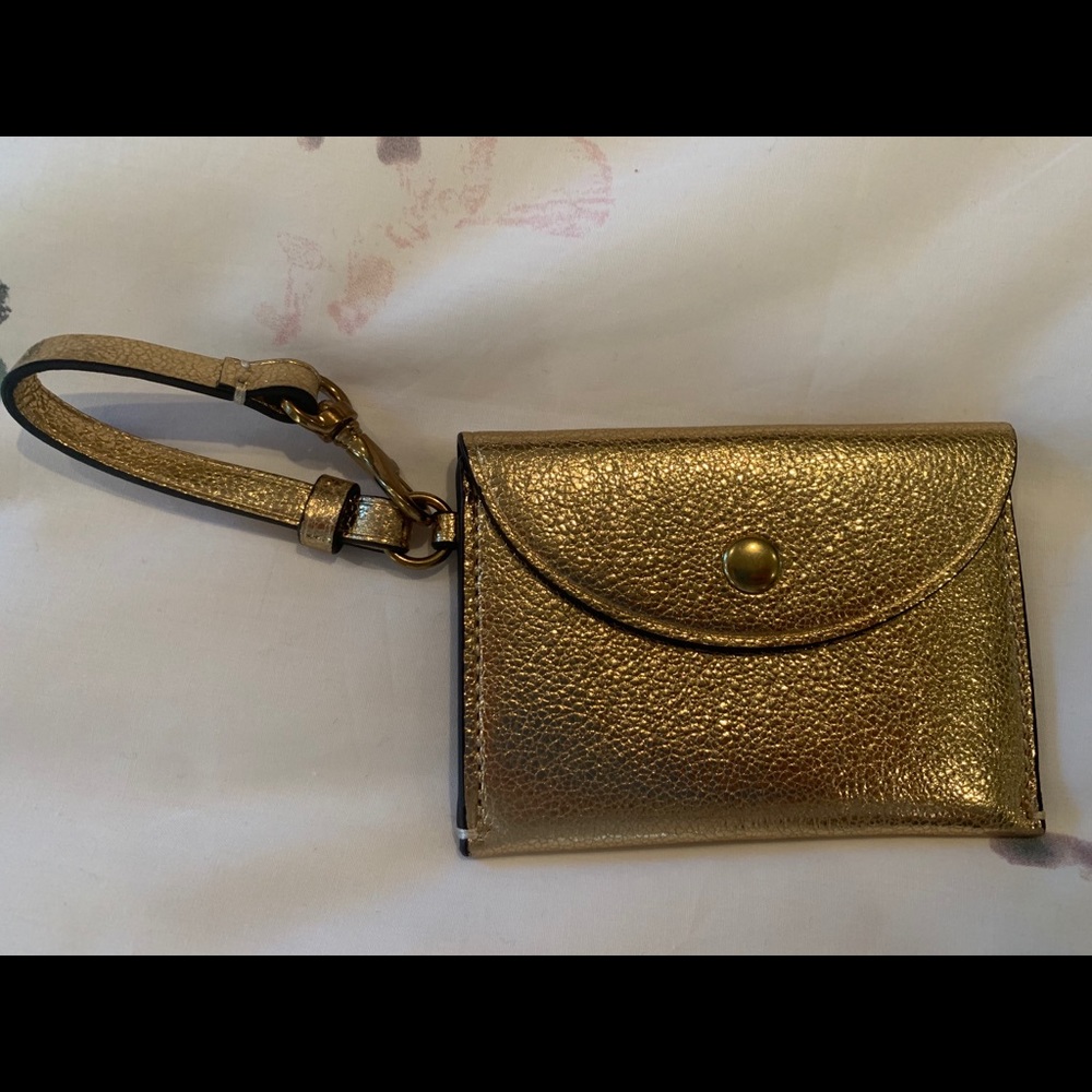 JCrew Gold Card Case